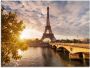 Artland Print op glas Parijs Eiffeltoren II in verschillende maten - Thumbnail 1