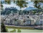 Artland Print op glas Salzburg blik op de oude binnenstad - Thumbnail 1