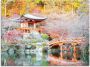 Artland Print op glas Shingo boeddistische tempel - Thumbnail 1