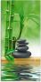 Artland Print op glas Spa concept zen basaltstenen - Thumbnail 1