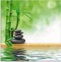 Artland Print op glas Spa concept zen basaltstenen - Thumbnail 1