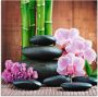 Artland Print op glas Spa concept zen stenen orchideeën - Thumbnail 1