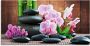 Artland Print op glas Spa concept zen stenen orchideeën - Thumbnail 1