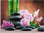 Artland Print op glas Spa concept zen stenen orchideeën - Thumbnail 1