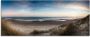 Artland Print op glas Strand en duinen aan de Hengistbury Head - Thumbnail 1