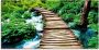 Artland Print op glas Houten brug in verschillende maten - Thumbnail 1