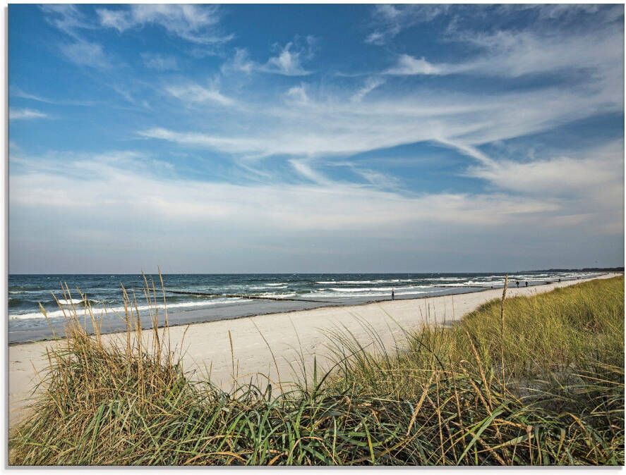 Artland Print op glas Vakantiegevoel strand in verschillende maten