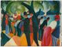 Artland Print op glas Wandeling op de brug. 1913 - Thumbnail 1