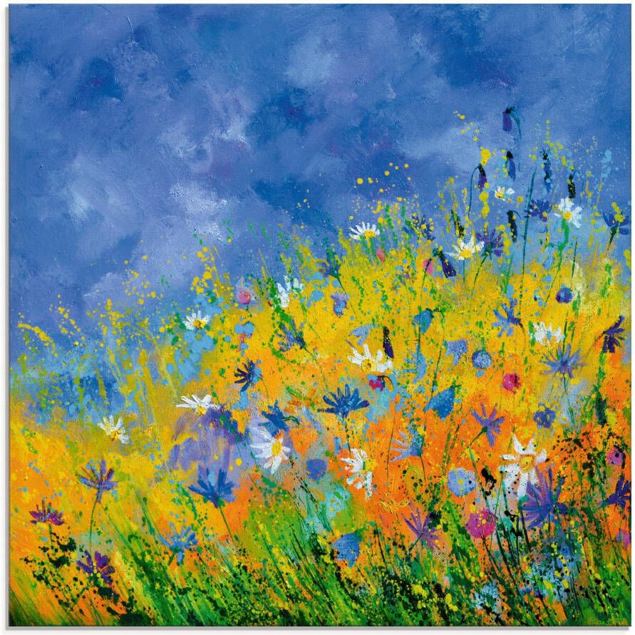 Artland Print op glas Wilde bloemen in verschillende maten
