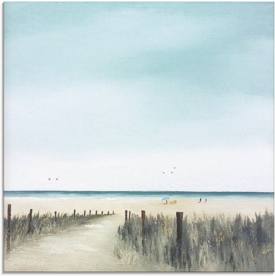 Artland Print op glas Zonnige morgen II in verschillende maten