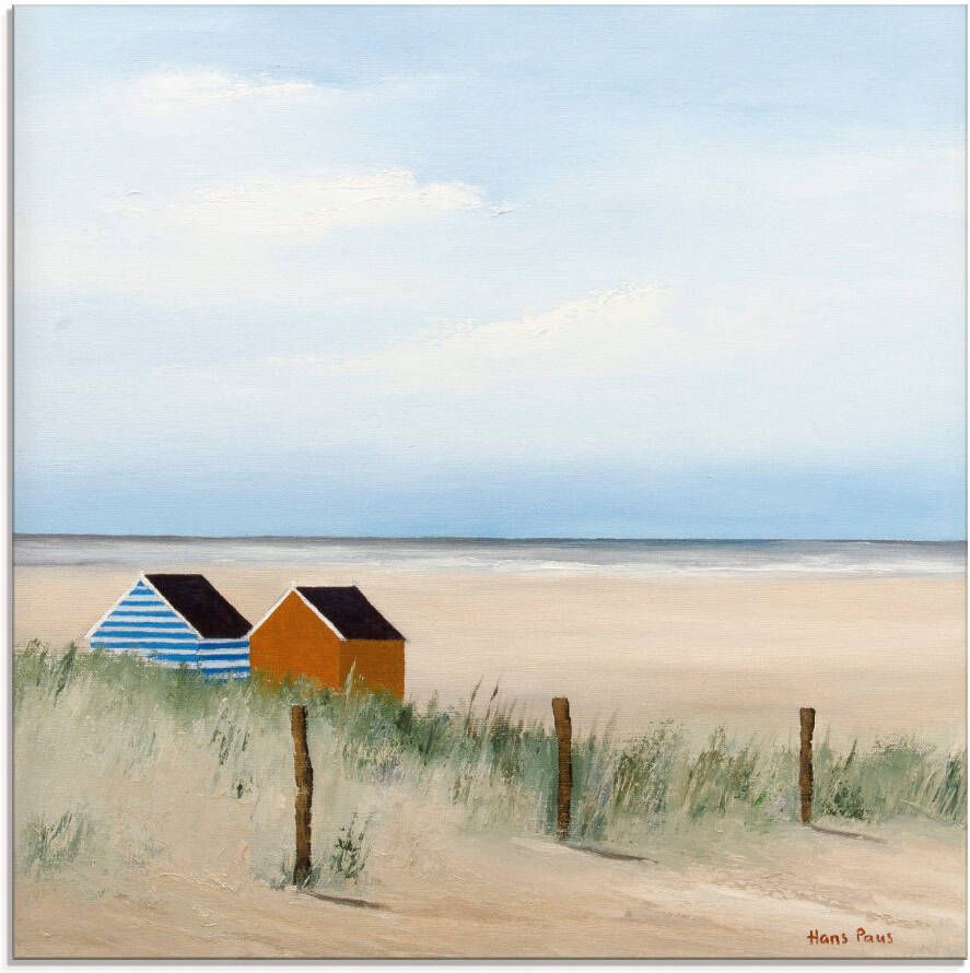 Artland Print op glas Zonnige morgen V in verschillende maten
