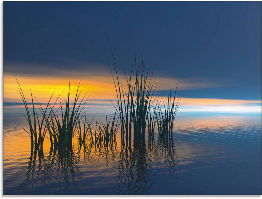 Artland Print op glas Zonsondergang III in verschillende maten