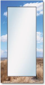 Artland Sierspiegel Vuurtoren Sylt ingelijste spiegel voor het hele lichaam met motiefrand geschikt voor kleine smalle hal halspiegel mirror spiegel omrand om op te hangen