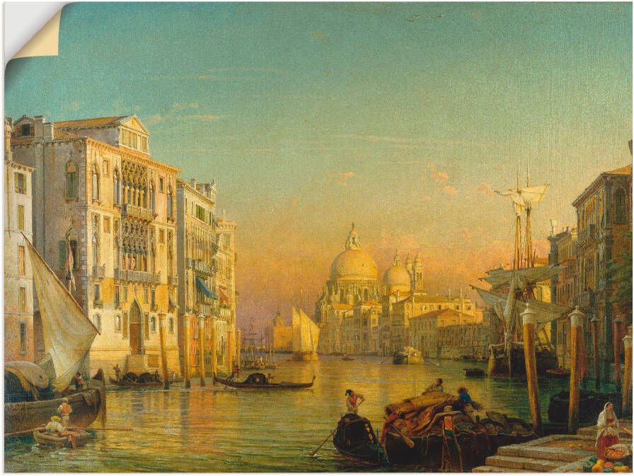 Artland Wandfolie Canale Grande in Venetië.