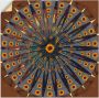 Artland Wandfolie Mandala zonnebloem - Thumbnail 1