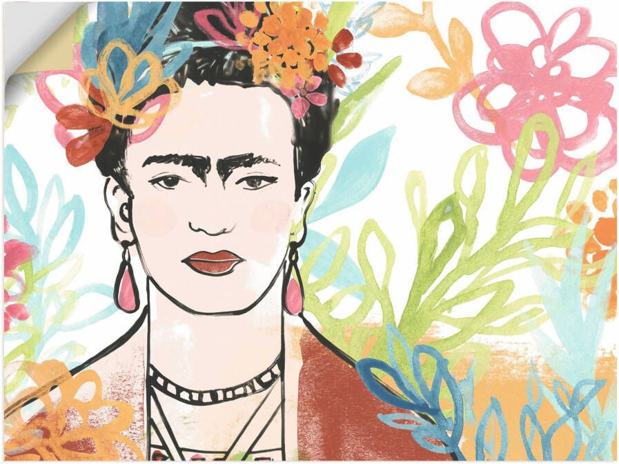 Artland Wandfolie Portret van Frida collectie A