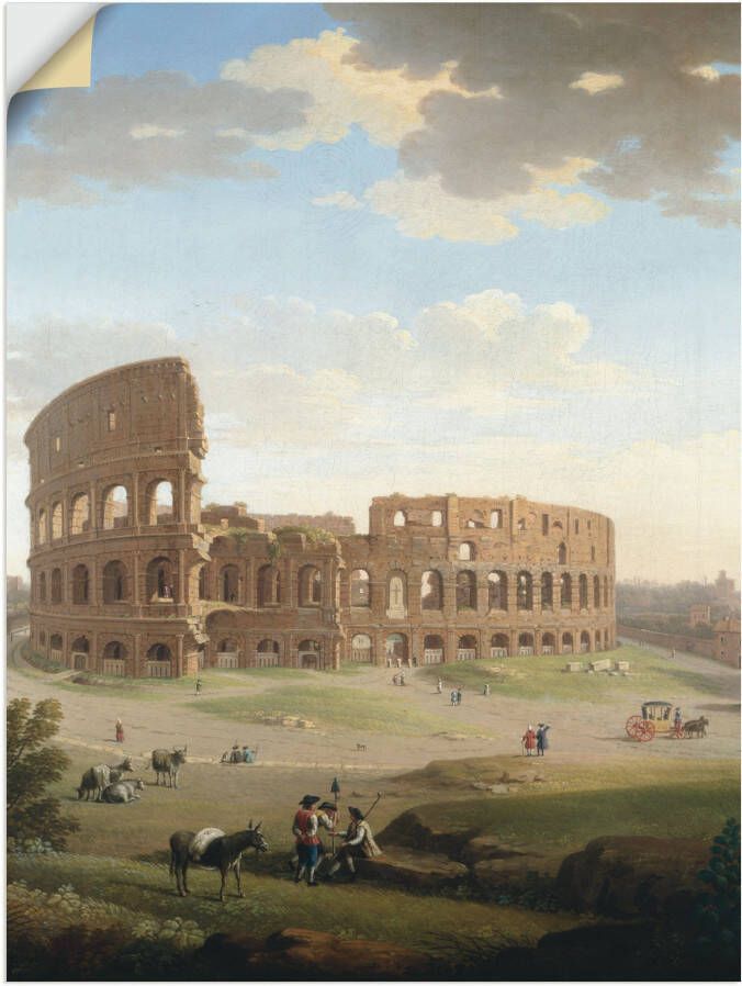 Artland Wandfolie Rome uitzicht op het Colosseum