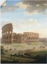 Artland Wandfolie Rome uitzicht op het Colosseum - Thumbnail 1