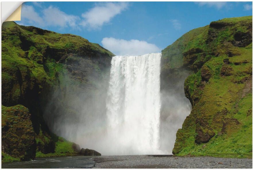 Artland Wandfolie Skogafoss zelfklevend