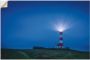 Artland Wandfolie Vuurtoren Westerheversand s avonds - Thumbnail 1