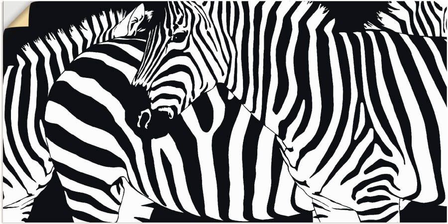 Artland Wandfolie Zebrastrepen