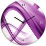 Artland Wandklok Abstracte compositie (violet) optioneel verkrijgbaar met kwarts- of radiografisch uurwerk geruisloos zonder tikkend geluid - Thumbnail 1