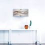 Artland Wandklok Bruine abstracte golf 3d-look geschulpt met kwarts- of radiografisch uurwerk verschillende maten - Thumbnail 1