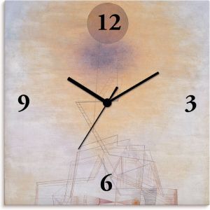 Artland Wandklok Grenzen des Verstandes. 1927 naar keuze met kwarts- of radiografisch uurwerk geluidloos zonder tikkende geluiden