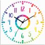 Artland Wandklok Kindereklok kleurrijk optioneel verkrijgbaar met kwarts- of radiografisch uurwerk geruisloos zonder tikkend geluid - Thumbnail 1