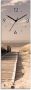 Artland Wandklok Noordzeestrand op Langeoog pier_Sepia optioneel verkrijgbaar met kwarts- of radiografisch uurwerk geruisloos zonder tikkend geluid - Thumbnail 1