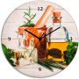 Artland Wandklok Olijfolie en kruiden keuken optioneel verkrijgbaar met kwarts- of radiografisch uurwerk geruisloos zonder tikkend geluid - Thumbnail 1