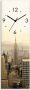 Artland Wandklok Skyline Manhattan New York optioneel verkrijgbaar met kwarts- of radiografisch uurwerk geruisloos zonder tikkend geluid - Thumbnail 1