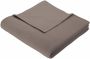 BIEDERLACK Deken Cotton Home in uni design knuffeldeken - Thumbnail 1