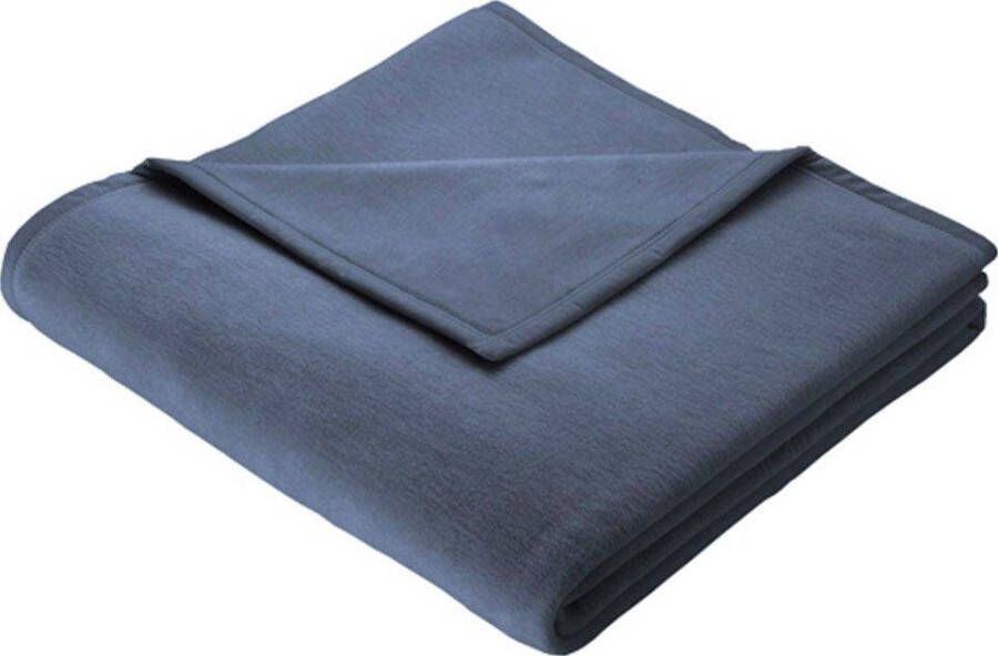 BIEDERLACK Deken Cotton Home in uni design knuffeldeken