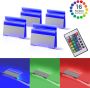 B.K.Licht Decoratieve ledverlichting LED clips RGB glasbodem verlichting glasrandlichten lampen - Thumbnail 1