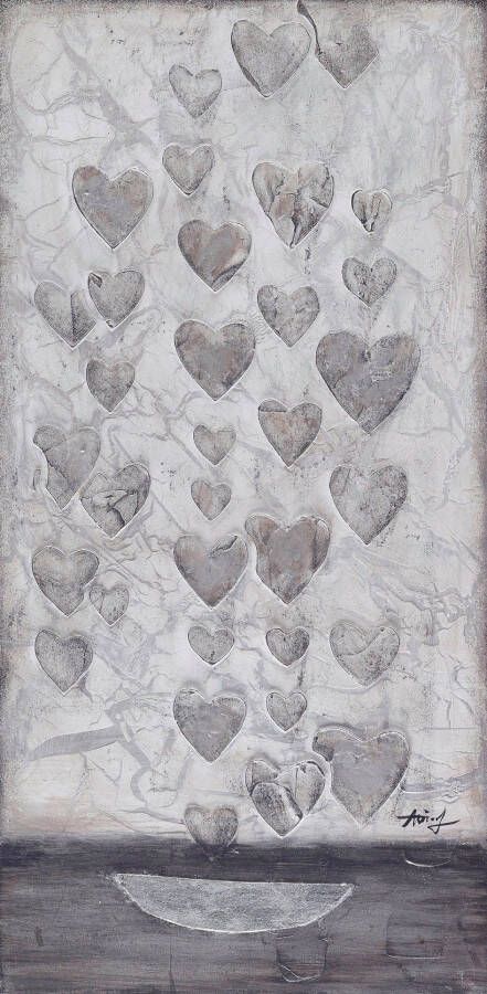 Bönninghoff Olieverfschilderij harten (1 stuk)