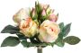 Botanic-Haus Kunstbloem Bos rozen met 5 rozen en 3 knoppen (1 stuk) - Thumbnail 1