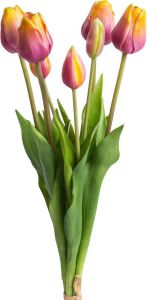 Botanic-Haus Kunstbloem Bos tulpen realistische touch (1 stuk)