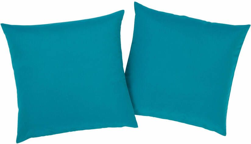 Bruno Banani Sierkussen Lagan 2-delige set effen kussenhoezen zonder vulling 40 x 40 cm (2 stuks)