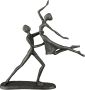 Casablanca by Gilde Decoratief figuur Design sculptuur danspaar bruin Decoratief object van metaal hoogte 17 5 cm woonkamer (1 stuk) - Thumbnail 1