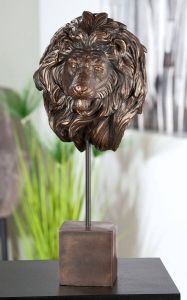 Casablanca by Gilde Decoratief figuur Löwe Antique (1 stuk)