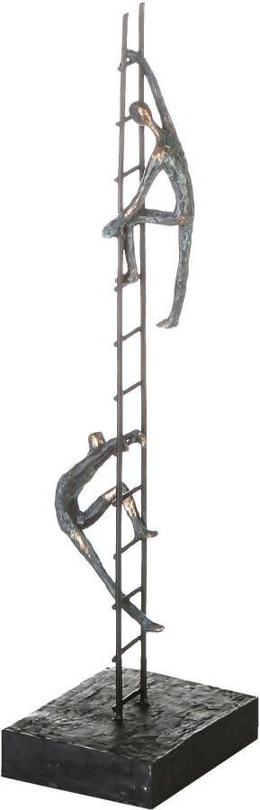 Casablanca by Gilde Decoratief figuur Sculptuur balance of power zilverkleur Decoratief object hoogte 43 cm met teksthanger woonkamer (1 stuk)