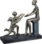 Casablanca by Gilde Decoratief figuur Sculptuur In mijn armen bronskleur grijs (1 stuk) - Thumbnail 1