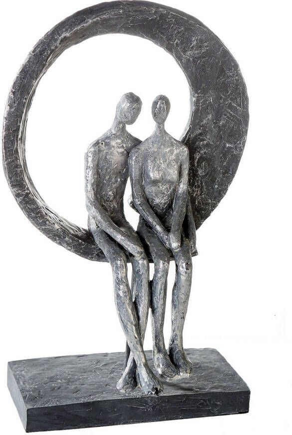 Casablanca by Gilde Decoratief figuur Sculptuur Love Place zilver (1 stuk)