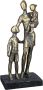 Casablanca by Gilde Decoratief figuur Sculptuur moeder met kinderen bronskleur Decoratief object hoogte 26 5 cm op zwarte voet antiek-finish woonkamer (1 stuk) - Thumbnail 1