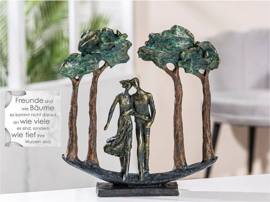 Casablanca by Gilde Decoratief figuur Sculptuur "Onder Bomen" (1 stuk)