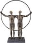 Casablanca by Gilde Decoratief figuur Sculptuur two men (1 stuk) - Thumbnail 1