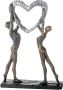 Casablanca by Gilde Decoratief figuur Sculptuur Victory Decoratief object hoogte 37 cm met hart met teksthanger woonkamer (1 stuk) - Thumbnail 1