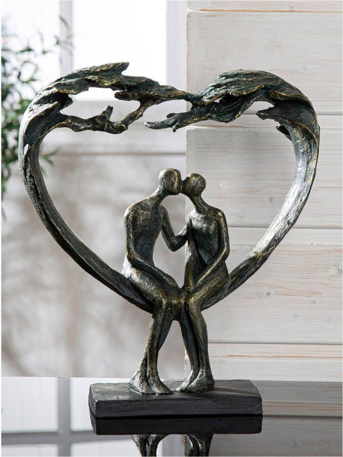 Casablanca by Gilde Decoratief figuur Skulptur "Kiss under Tree" (1 stuk)