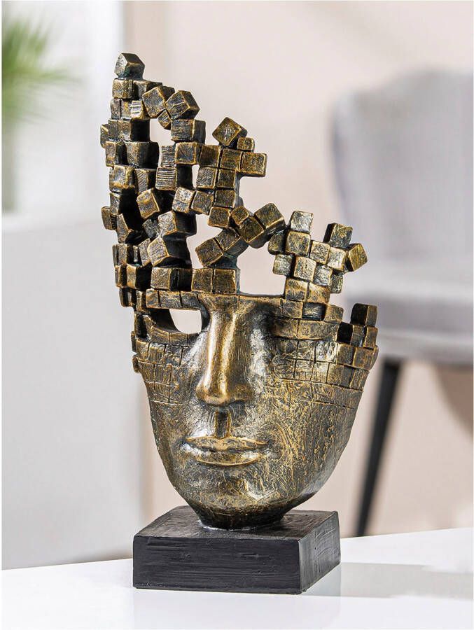 Casablanca by Gilde Decoratief figuur Skulptur "Male Mask" (1 stuk)
